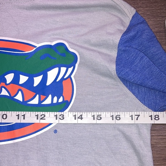 EUC University Florida Gators Champion Adult Hooded T-Shirt Small Gray & Blue - Picture 5 of 9